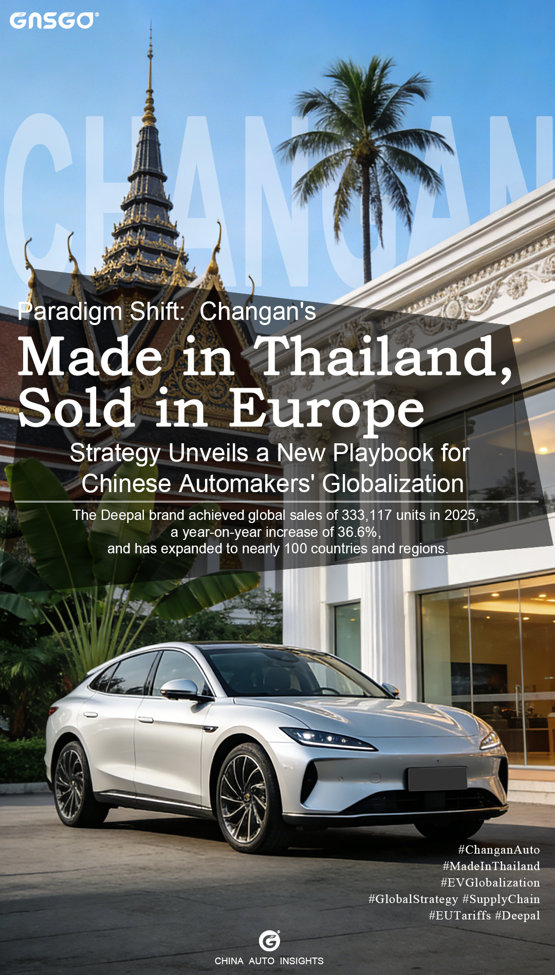 Changan's “Made in Thailand, Sold in Europe” Strategy Unveils a New Playbook for Chinese Automakers' Globalization
