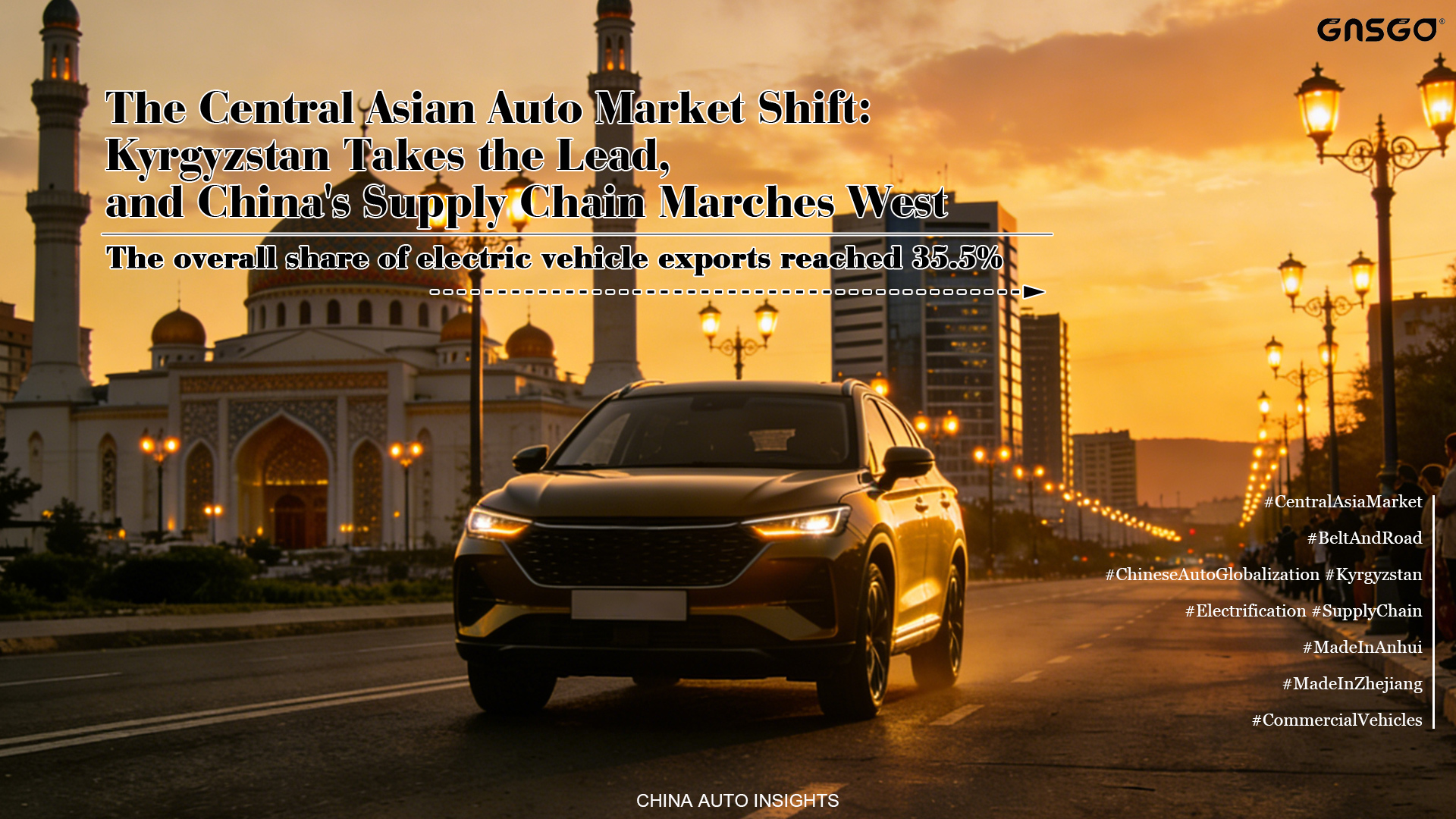The Central Asian Auto Market Shift: Kyrgyzstan Takes the Lead, and China's Supply Chain Marches West