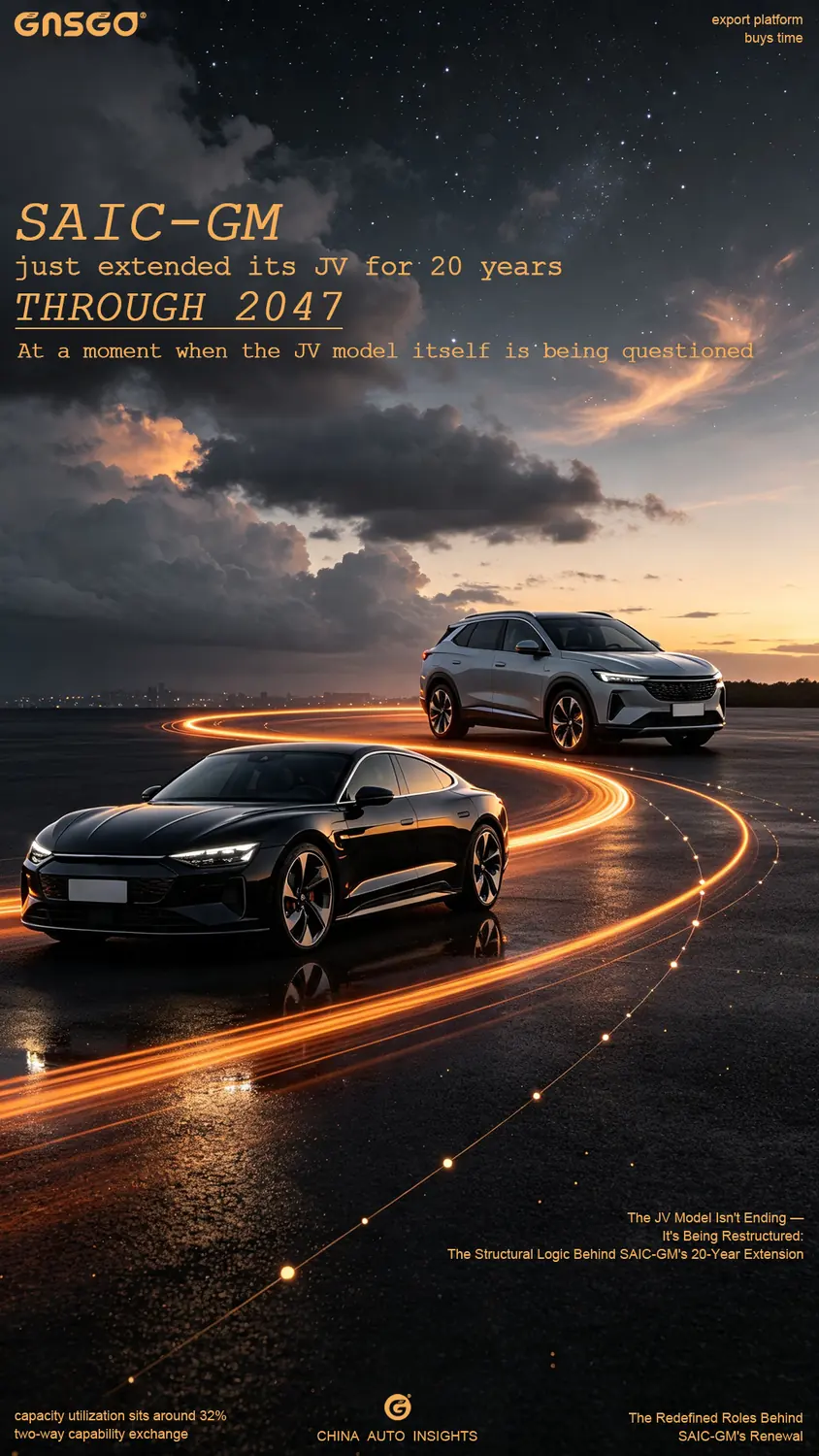 SAIC-GM Just Extended Its JV for 20 Years Through 2047