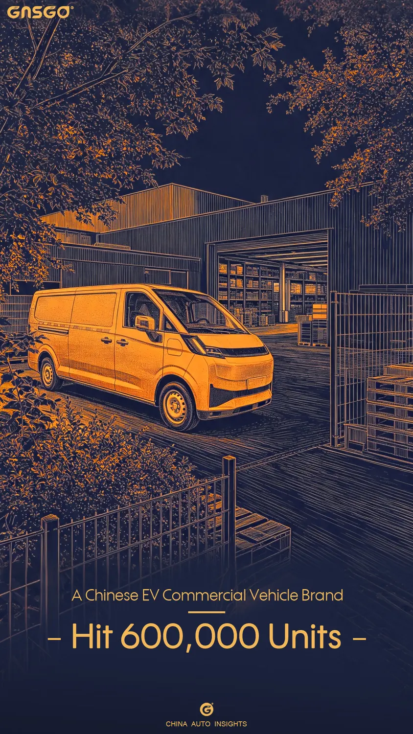 A Chinese EV Commercial Vehicle Brand Hit 600,000 Units