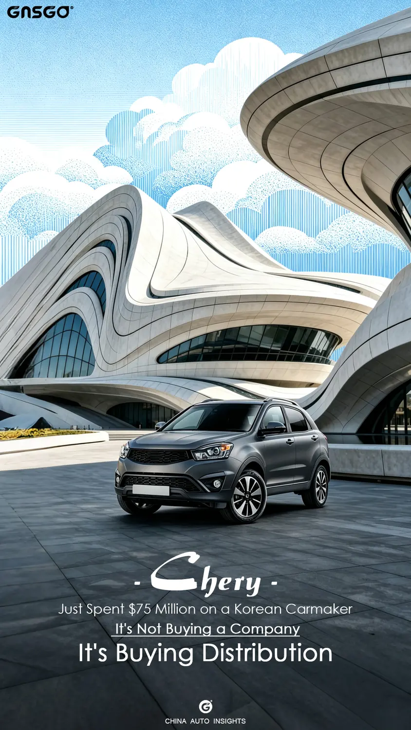 Chery Just Spent $75 Million on a Korean Carmaker
