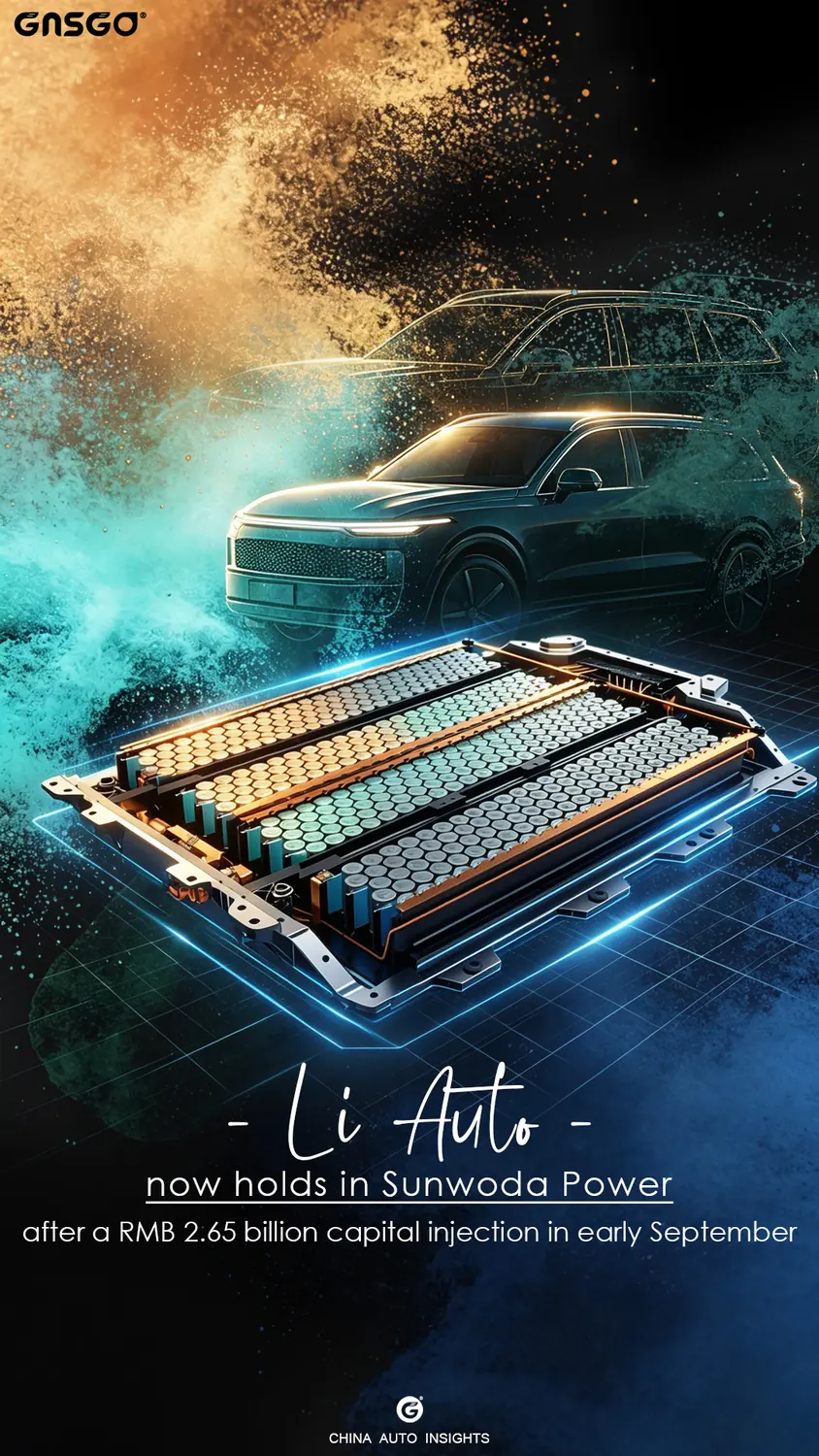 Li Auto Is Now Sunwoda Power’s Second-Largest Shareholder
